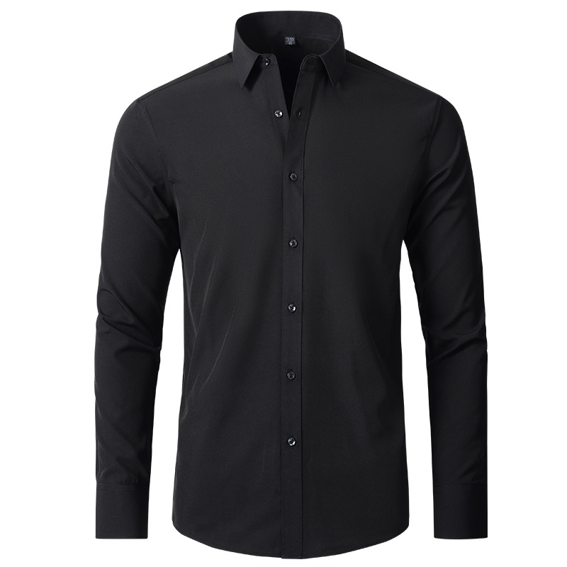 Camisa masculina manga longa preta antiamassado
